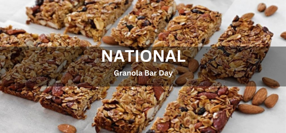 National Granola Bar Day[राष्ट्रीय ग्रेनोला बार दिवस]